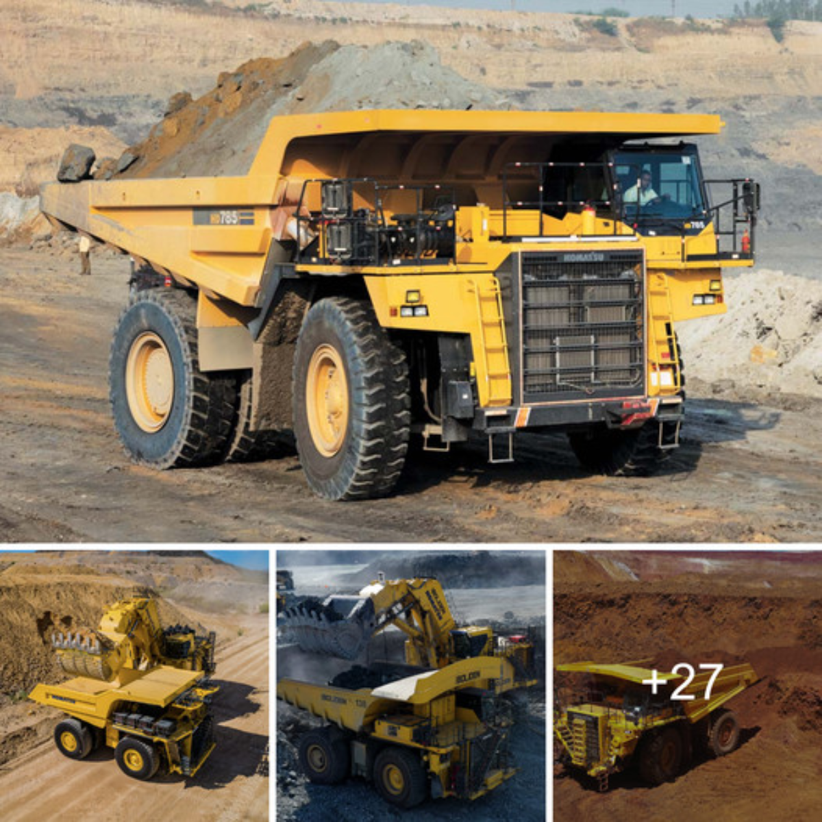 Mining iron ore with Komatsu's largest mining equipment.alva01