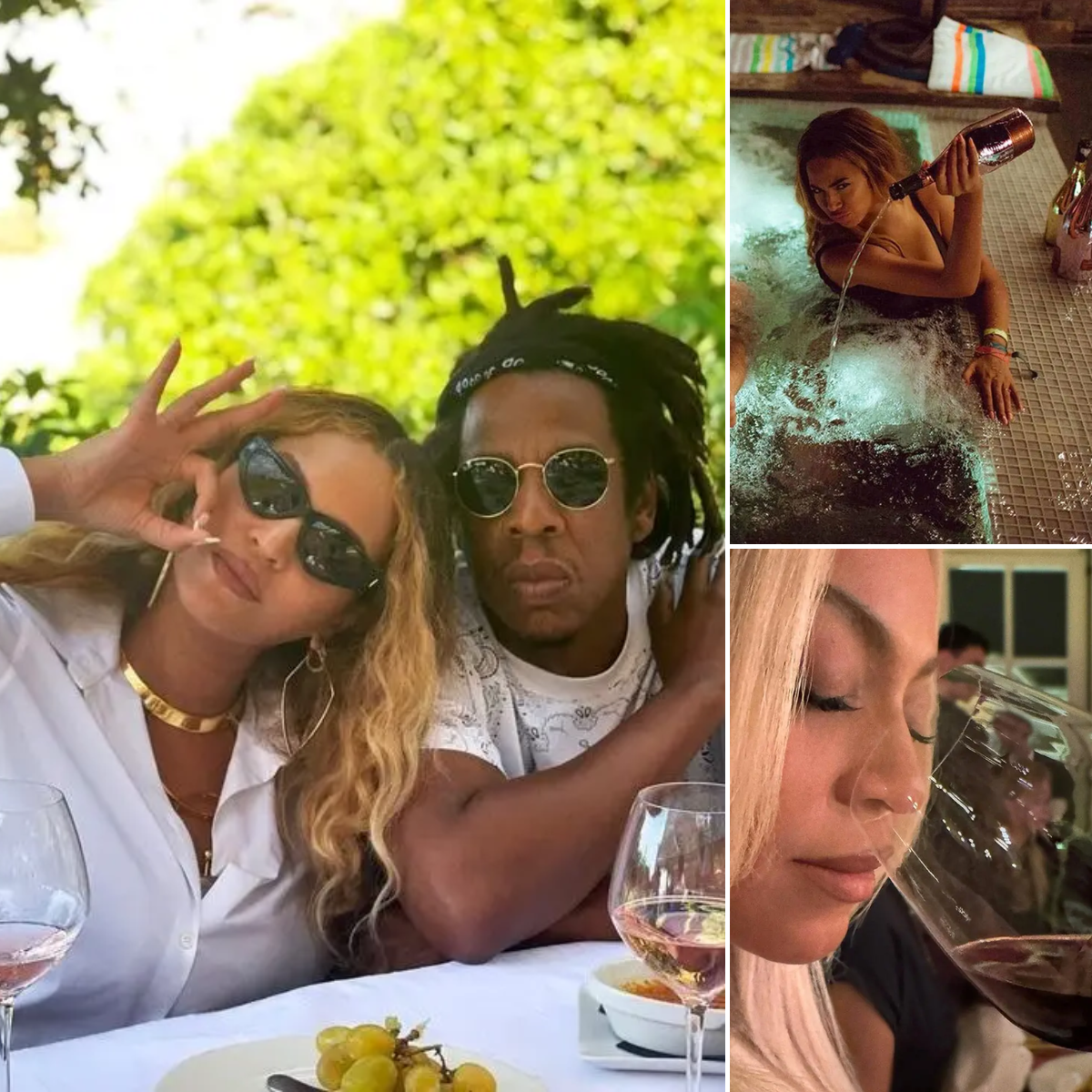 Beyoncé faced criticism for pouring 100 bottles of champagne valued at ...